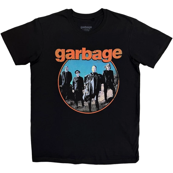 Garbage - Band Circle - Unisex Póló - GARBTS01MB
