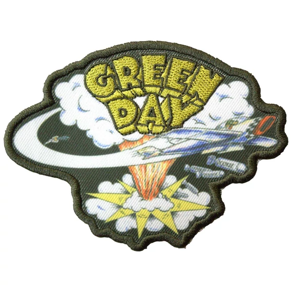 Green Day - Dookie Cut-Out Green - Standard Folt - GDPAT10