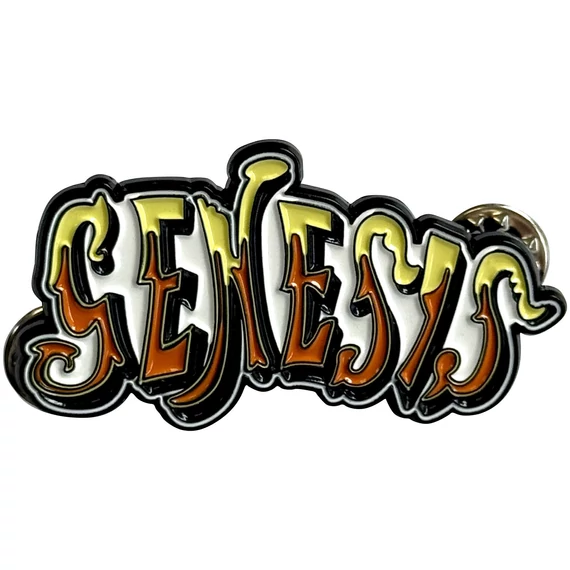 Genesis - Orange Classic Logo - Kitűző Szett - GENPIN02