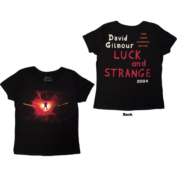 David Gilmour - Luck & Strange Stage Shot - Női Póló - GILTS21LB