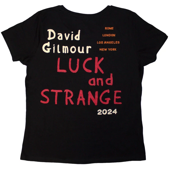 David Gilmour - Luck & Strange Stage Shot - Női Póló - GILTS21LB