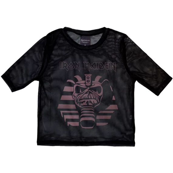 Iron Maiden - Powerslave Mummy - Női Crop Top Póló - IMMCT183LB