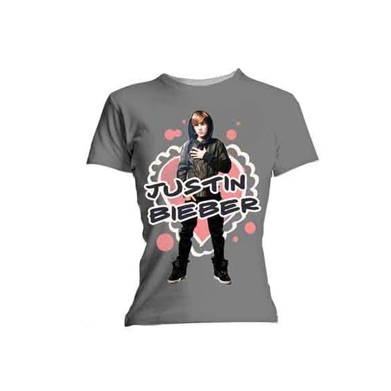 Justin Bieber - Cut Out Hearts - Női Póló - JBTS02LG
