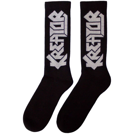 Kreator - Logo - Unisex Frottír Zokni - KREASCK01MB