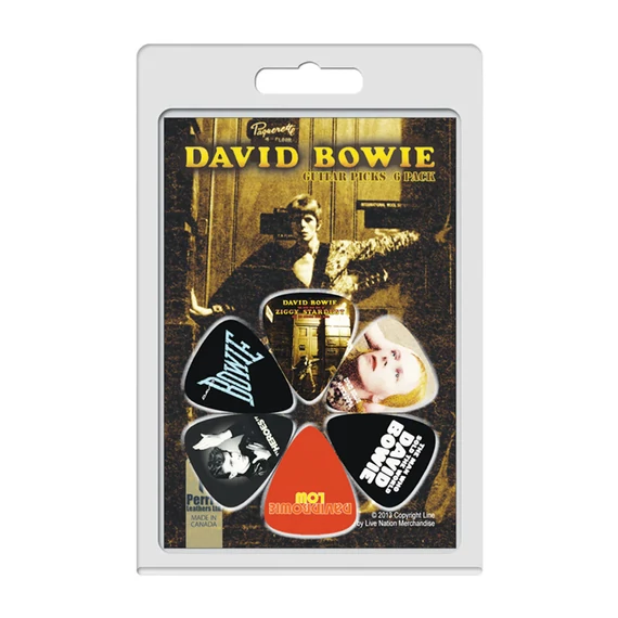 David Bowie - Album Covers 1 6-Pack - Gitárpengető szett - LP-DB1
