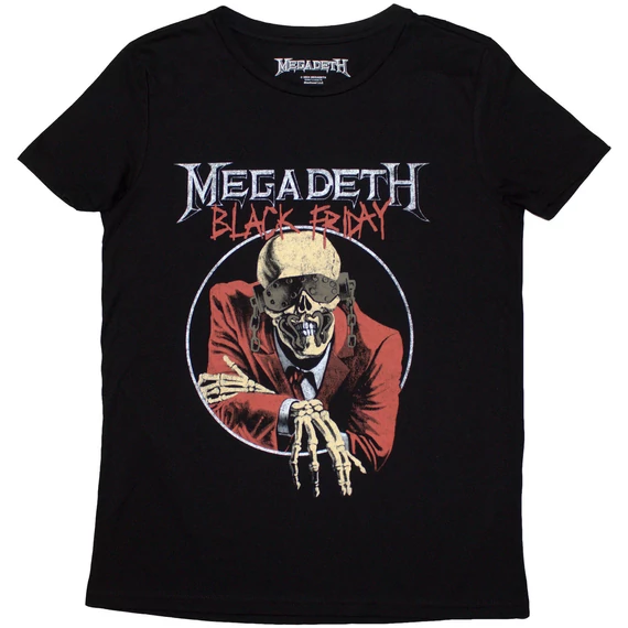 Megadeth - Black Friday - Női Póló - MEGATS32LB
