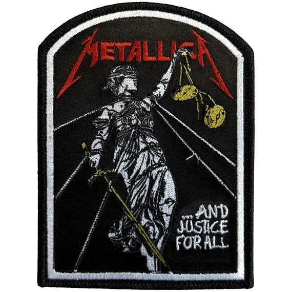 Metallica - Justice Tomb - Szövött Felvarró - METPAT27