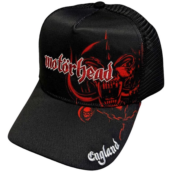 Motorhead - England Red Warpig - Unisex Baseball Sapka - MHEADMBCAP04B