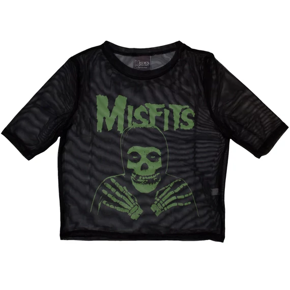 Misfits - Green Hands - Női Crop Top Póló - MISMCT25LB