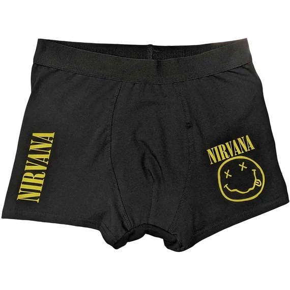 Nirvana - Yellow Smile - Unisex Boxeralsó - NIRVBX04MB