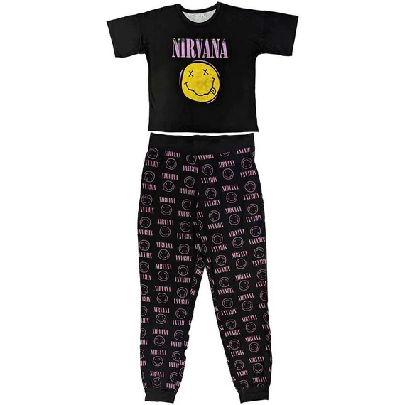 Nirvana - Xerox Smile Pink - Női Pizsama - NIRVPJ15LB