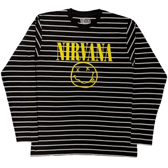 Nirvana - Yellow Happy Face - Unisex Pulóver - NIRVSWT04MB