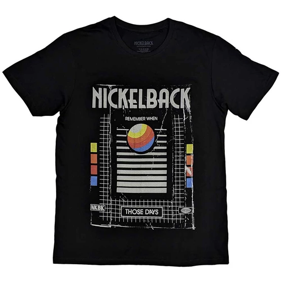 Nickelback - Those Days VHS - Unisex Póló - NKBTS06MB
