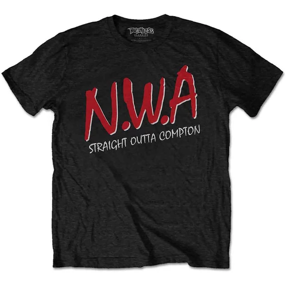 N.W.A - Straight Outta Compton - Unisex Póló - NWATS01MB