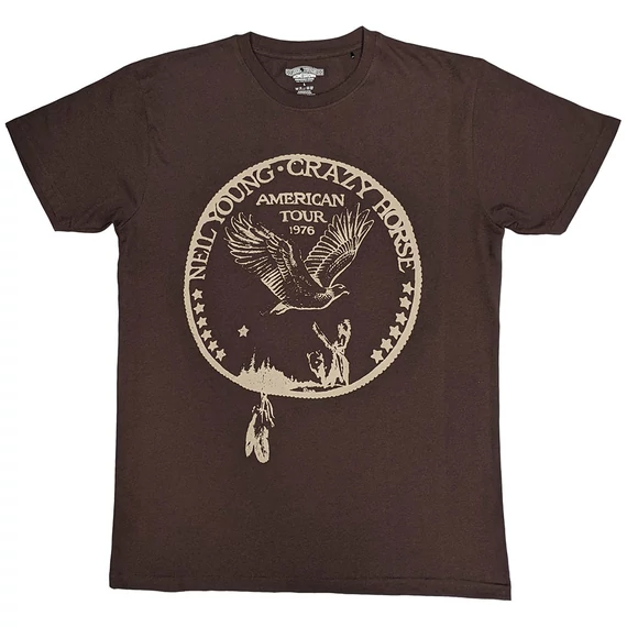 Neil Young - Tour '76 Seal - Unisex Póló - NYTS05MBR