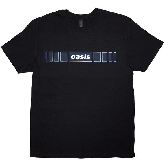 Oasis - Horizontal Bars Logo - Unisex Póló - OASTS37MB