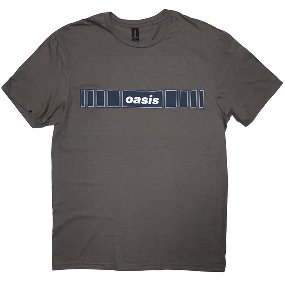 Oasis - Horizontal Bars Logo - Unisex Póló - OASTS37MC