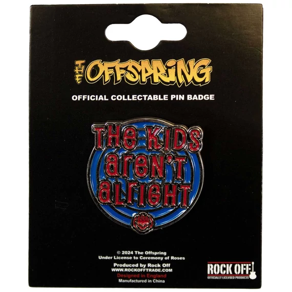 The Offspring - The Kids Aren't Alright - Kitűző Szett - OFFPIN04