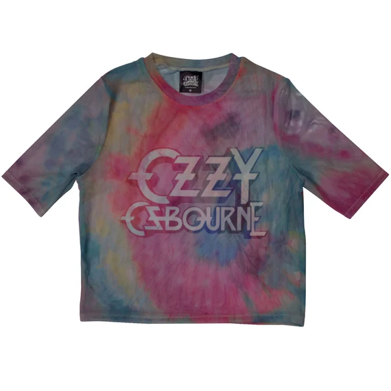 Ozzy Osbourne - Logo - Női Crop Top Póló - OZZMCT43LLB