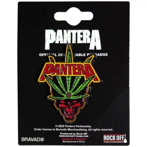 Pantera - Leaf Skull - Kitűző Szett - PANTPIN14