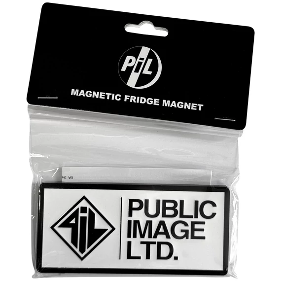 PIL (Public Image Ltd) - New Logo Stacked Text - Prémium Hűtőmágnes - PILMAG03