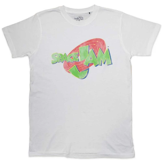 Space Jam - Retro Logo - Unisex Póló - SJTS10MW