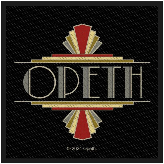 Opeth - Art Deco Logo - Szövött Felvarró - SP3314