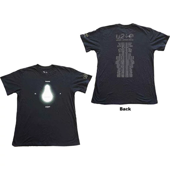 U2 - I+E Tour 2015 There Is A Light - Unisex Póló - U2TOURTS36MB