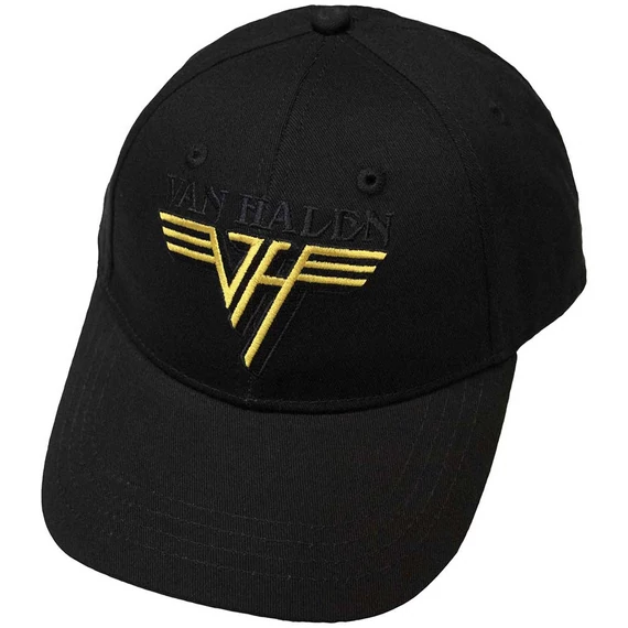 Van Halen - Text & Yellow Logo - Unisex Baseball Sapka - VHCAP02B