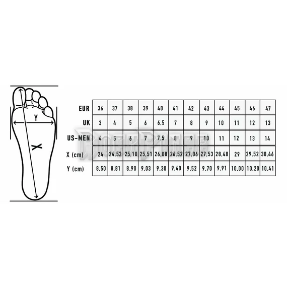 Steel Bakancs 8 Lyukú Fekete - 113/114/O/B