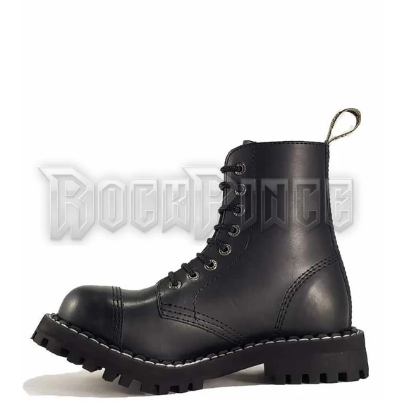 Steel Bakancs 8 Lyukú Fekete - 113/114/O/B