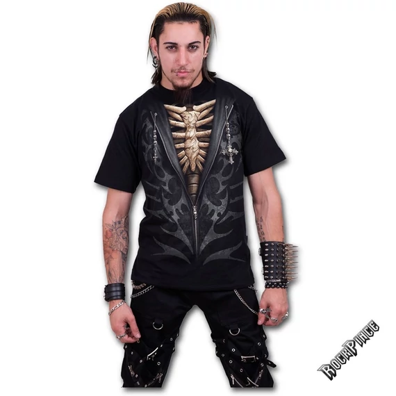 UNZIPPED - T-Shirt Black - T098M101