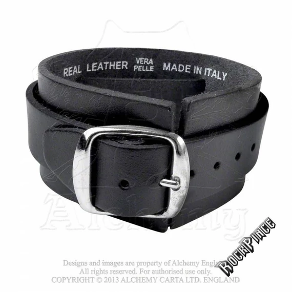 Alchemy - Ace of Dead Spades - bőr csuklószorító ULA1