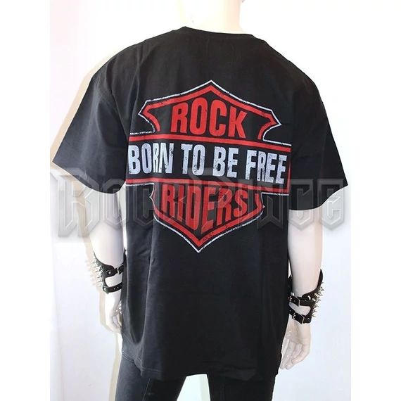 BORN TO BE FREE - férfi póló RR217