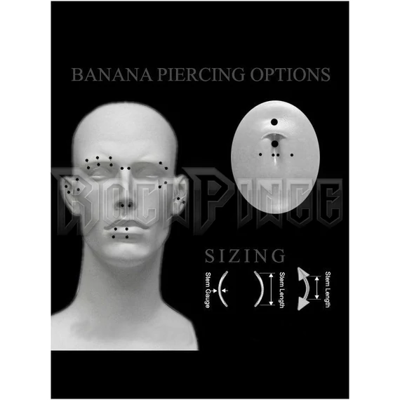 Cone banana - piercing BKMBNLC