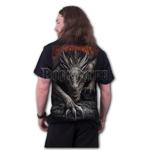 MAJESTIC DRACO - T-Shirt Black - L043M101