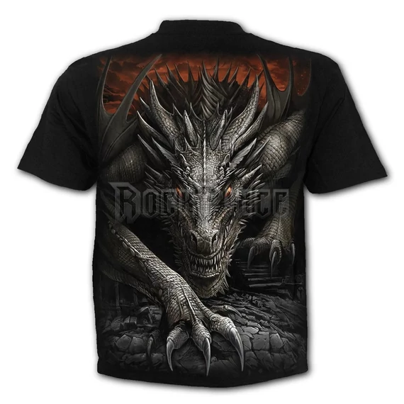MAJESTIC DRACO - T-Shirt Black - L043M101