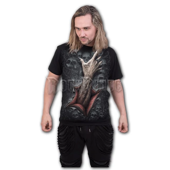 STRANGLER - T-Shirt Black - K067M101