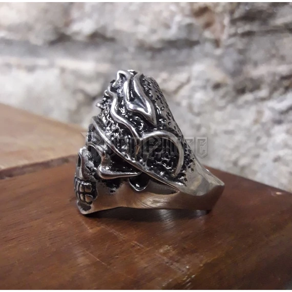 Beret Skull - acél gyűrű