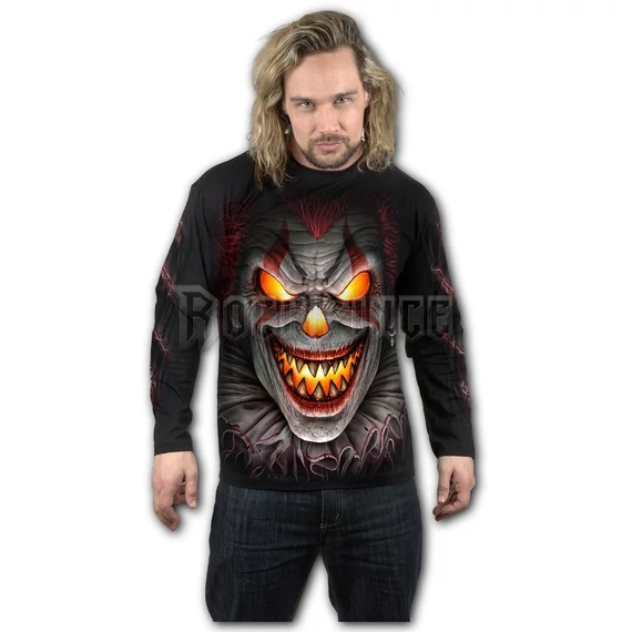 FRIGHT NIGHT - Longsleeve T-Shirt Black (Plain) - K071M301