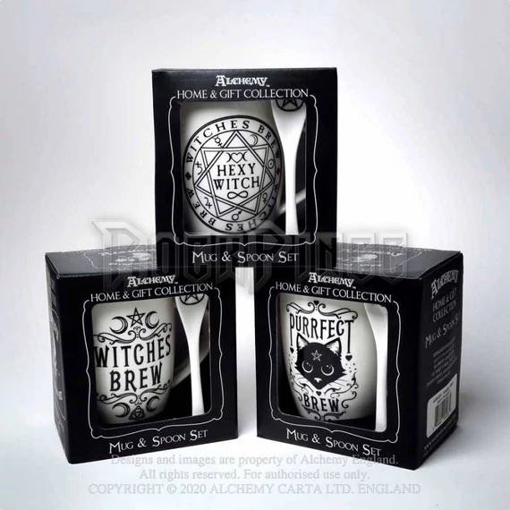 Alchemy - Hexy Witch - bögre és kiskanál szett ALMUG15