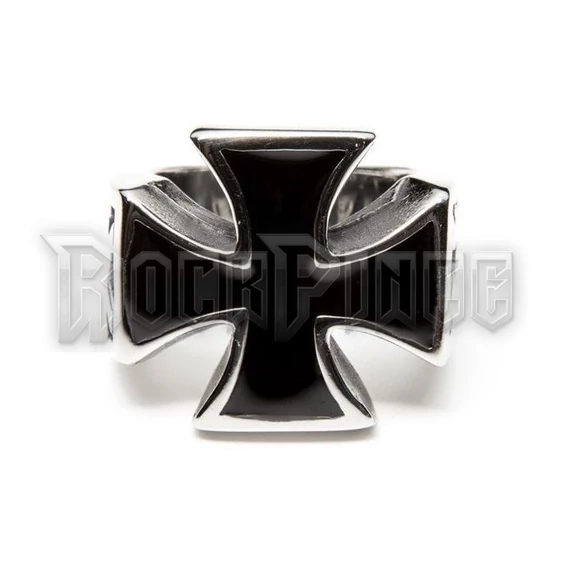 Iron Cross with Bolts - acél gyűrű