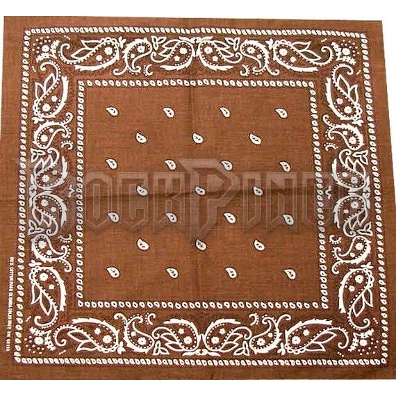 BROWN - kendő/bandana