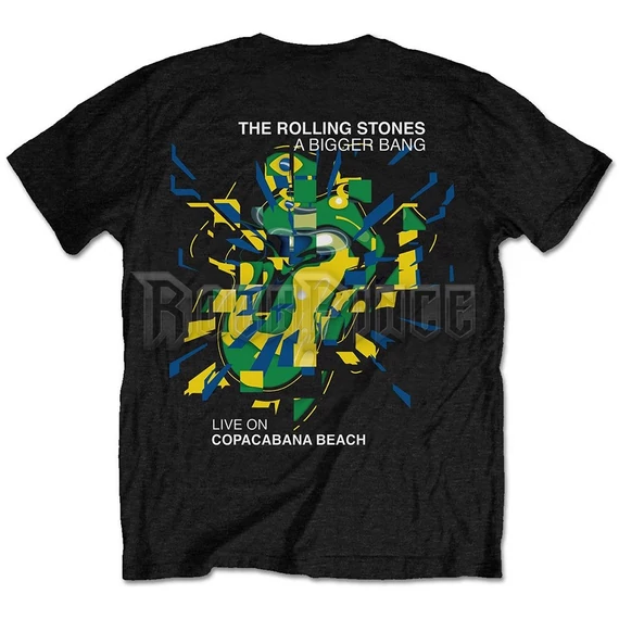 THE ROLLING STONES - BIGGER BANG - BRAZIL '80 - unisex póló - RSTS140MB