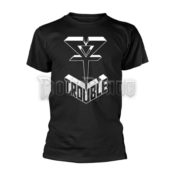 TROUBLE - LOGO 1 (BLACK) - Unisex póló - PH12189
