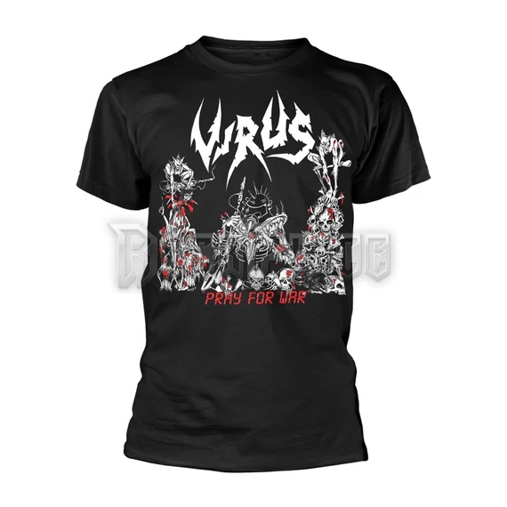 VIRUS - PRAY FOR WAR - Unisex póló - PH12562