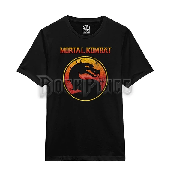 MORTAL KOMBAT - DRAGON OUTLINE - Unisex póló - XYZW201849