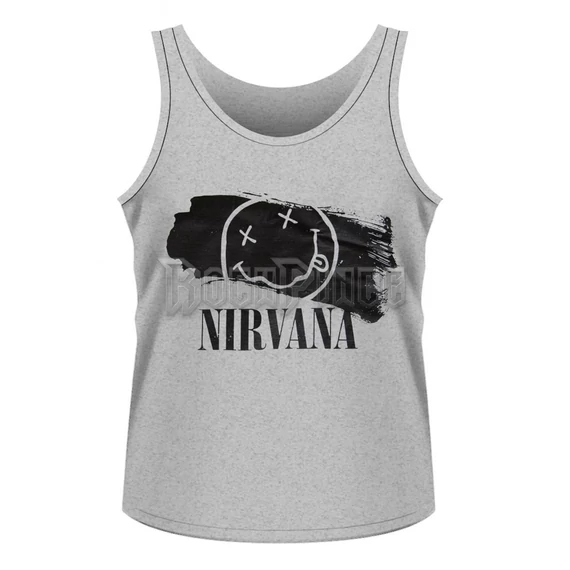 NIRVANA - SMILEY PAINT - Ujjatlan trikó - RTNIR049X