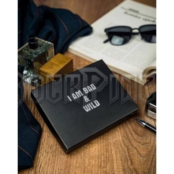 I AM BAD & WILD - bőr pénztárca