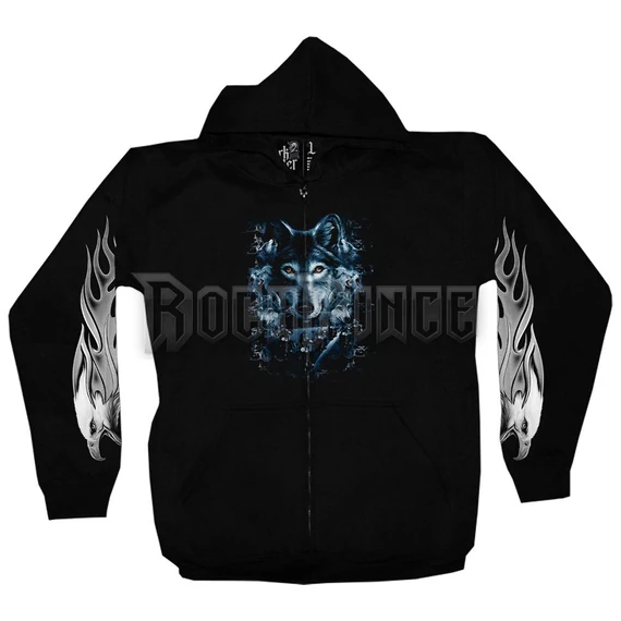 ZDR-1284 - unisex cipzáras kapucnis pulóver